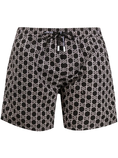 Balmain Shadow Original Swimming Trunks In Black