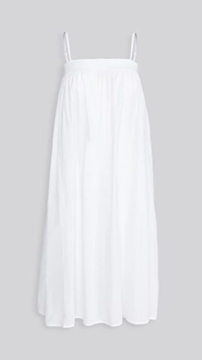 Skarlett Blue Innocent Woven Cotton Chemise Nightgown In White