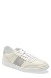 Collegium Pillar Destroyer Low Top Sneaker In White/ Shadow Grey