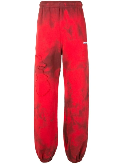 Off-white Tie-dye Track Trousers In Red