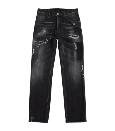 Men's Luxury Jeans - Cool Guy Black Dsquared2 Ripped Effect Jeans