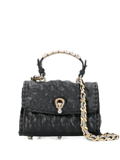 Ermanno Scervino Mini Faubourg Bag In Black