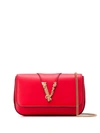 Versace Virtus Crossbody Bag In Red