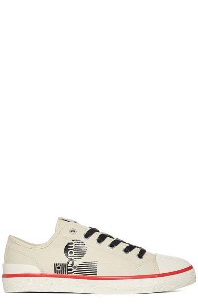 Isabel Marant Binkoo Low-top Sneakers In Beige