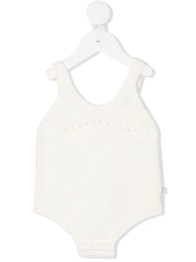 Stella Mccartney Babies' Knitted Bunny Body In White