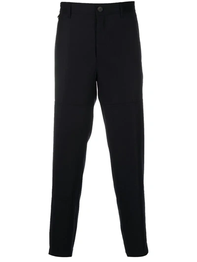 Lanvin High-rise Straight-leg Trousers In Blue