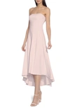 Susana Monaco Strapless High/low Dress In Isabelline