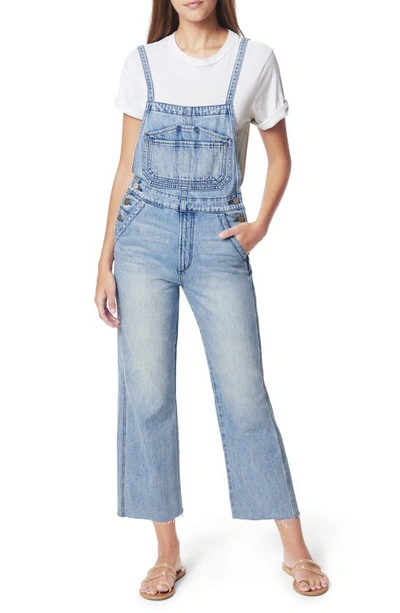 Joe's Crop Wide Leg Overalls In Captivate