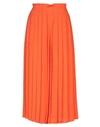 Mm6 Maison Margiela Cropped Pants In Orange