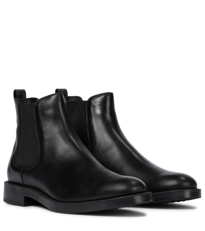 Tod's Women's Leather Chelsea Boots In Black