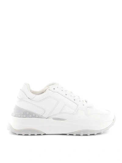 Tod's White Leather Lace-up Sneakers