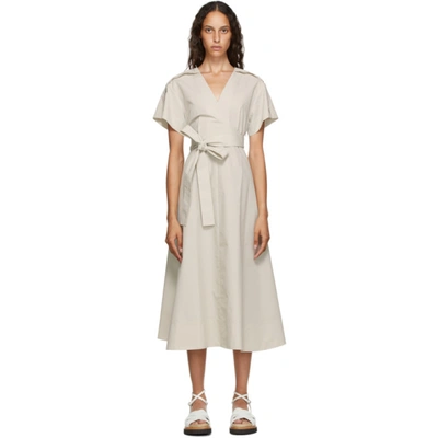 3.1 Phillip Lim / フィリップ リム Off-white Crossover Tied Dress In St250 Stone