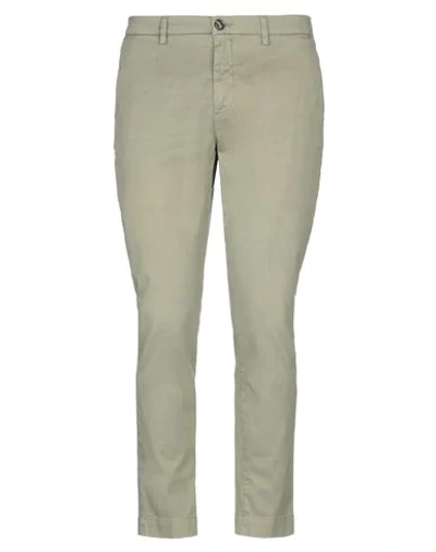 Aglini Casual Pants In Military Green