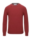 Brunello Cucinelli Sweaters In Red