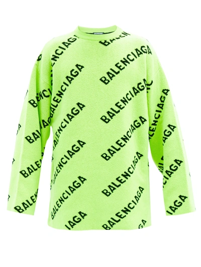 Balenciaga sweater green new arrivals