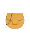 Furla Metropolis Mini Crossbody In Leather In Girasole I (yellow)