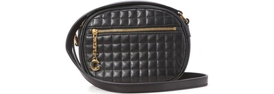 Celine C Small Model Charm Bag In Black