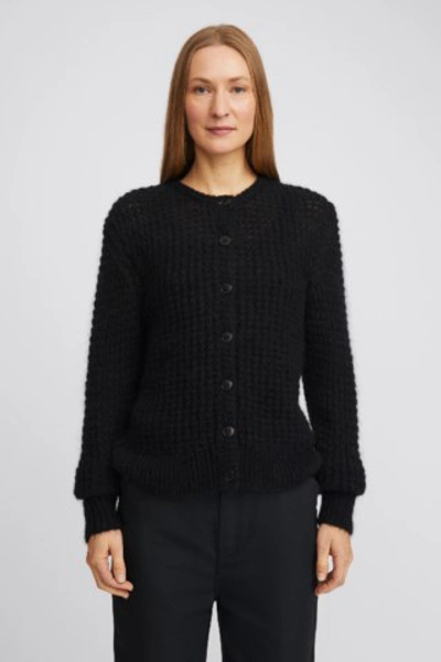 Filippa K Freya Mohair Cardigan In Black