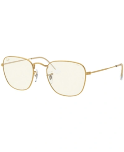 Ray Ban Unisex Blue Light Glasses, Rb3857 In Clear Grey With Blue-light Filter