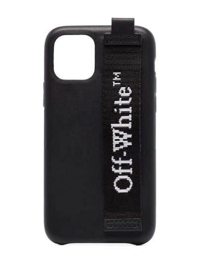 Off-white Industrial Logo-print Iphone 11 Pro Case In Black
