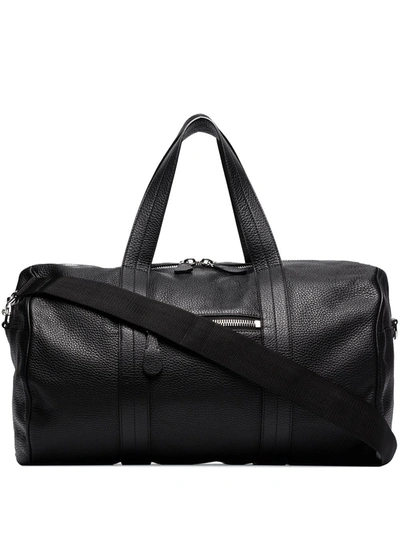 Maison Margiela Black Leather Duffle Bag
