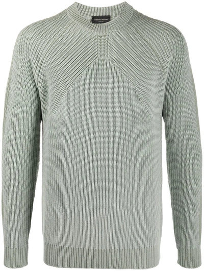 Roberto Collina Round-neck Jumper In Grey