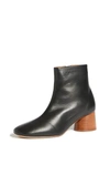 Mansur Gavriel Soft Boots Sandal In Black