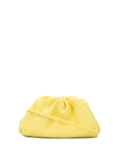 Bottega Veneta Small "the Pouch" Coin Purse In Yellow