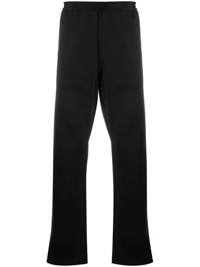 Dsquared2 Side Logo Detail Straight-leg Track Pants In Black