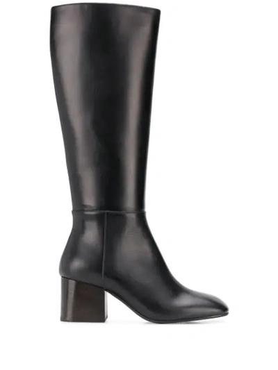 Marni Knee-length Block-heel 75mm Boots In Black
