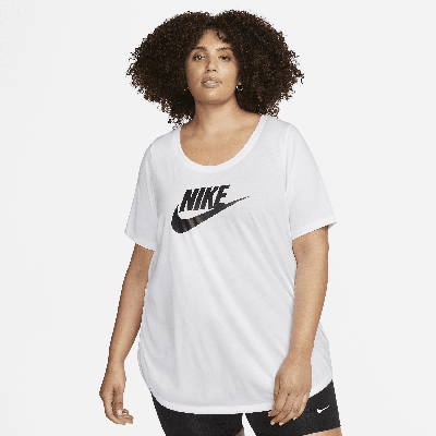 Nike Plus Size Sportswear Essential Futura Tunic In White