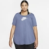 Nike Sportswear Essential Women's Tunic (plus Size) In Blue