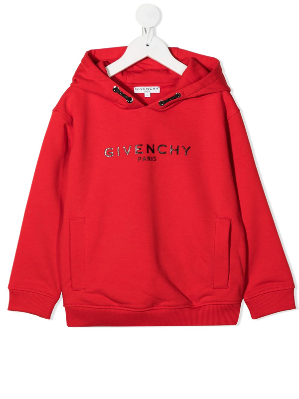givenchy paris hoodie red