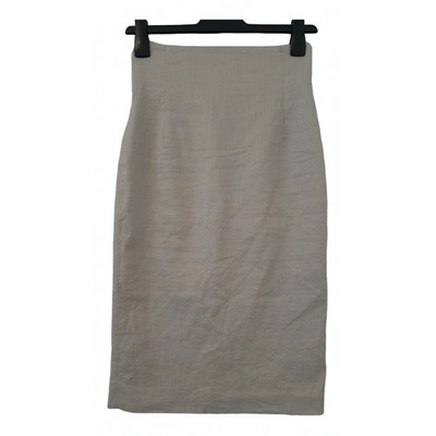 Pre-owned Emporio Armani Beige Skirt