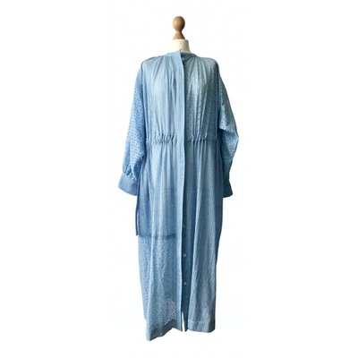 Pre-owned Joseph Blue Cotton Dress