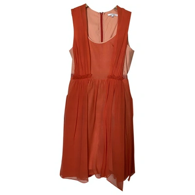 Pre-owned Carven Silk Mid-length Dress In Other
