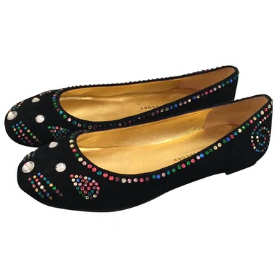 Pre-owned Marc By Marc Jacobs Ballet Flats In Black