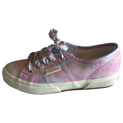 Pre-owned Superga Purple Cloth Trainers