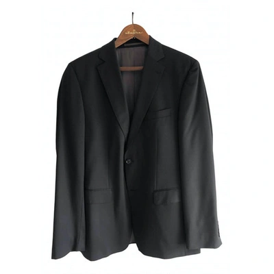 Pre-owned Baldessarini Black Wool Suits