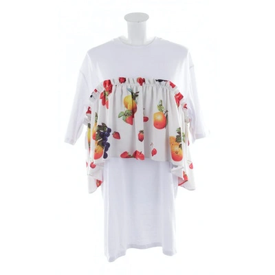 Pre-owned Msgm White Cotton Dress