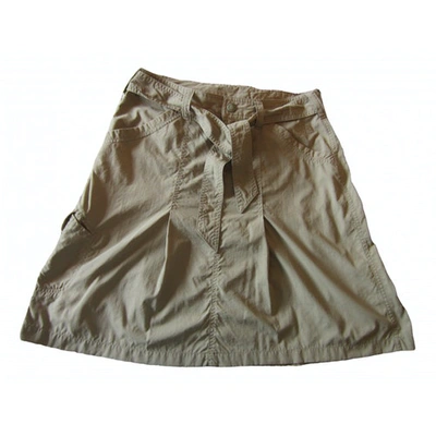 Pre-owned The North Face Skirt In Khaki