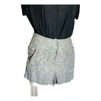 Pre-owned Manoush Grey Cotton Shorts