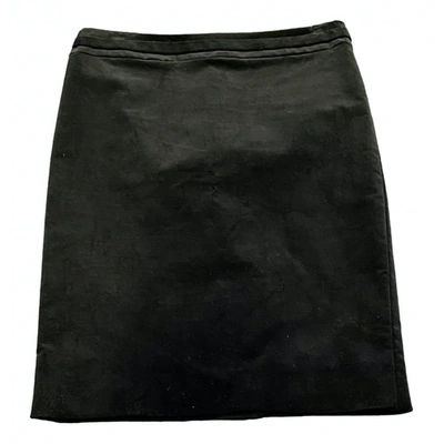 Pre-owned Gucci Velvet Mid-length Skirt In Black