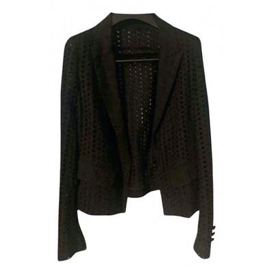Pre-owned Roberto Cavalli Short Vest In Black
