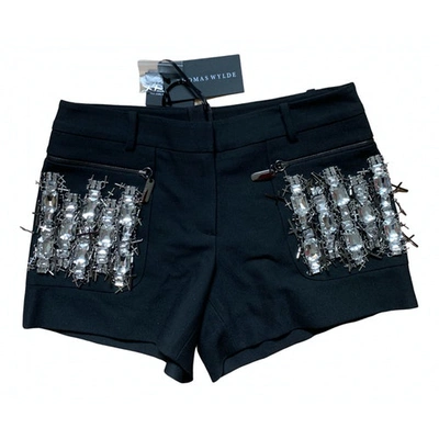 Pre-owned Thomas Wylde Black Polyester Shorts