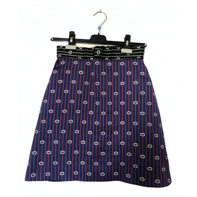 Pre-owned Carven Purple Skirt