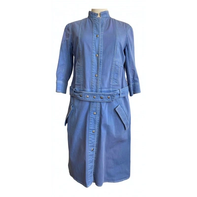 Pre-owned Jil Sander Mid-length Dress In Blue