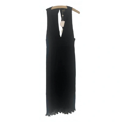 Pre-owned Misha Collection Mid-length Dress In Black