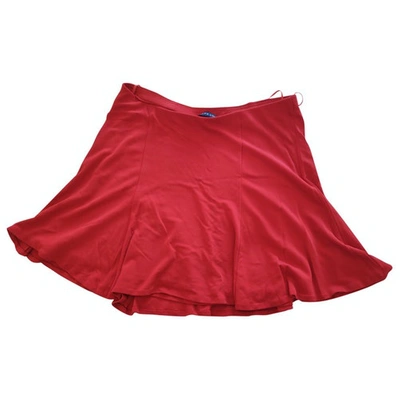 Pre-owned Ralph Lauren Red Skirt