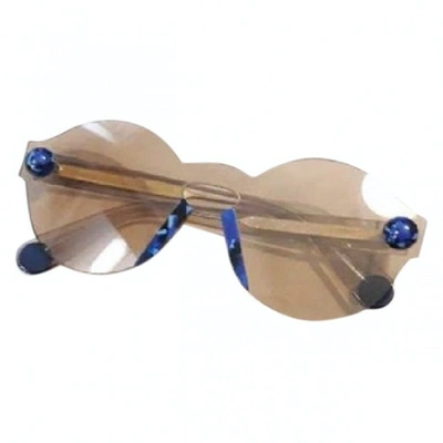 Pre-owned Christopher Kane Gold Sunglasses
